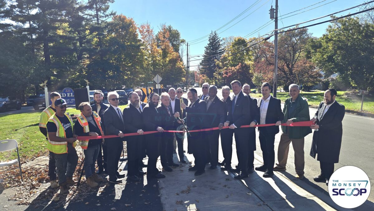 New Saddle River Road Sidewalks Officially Open in Chestnut Ridge